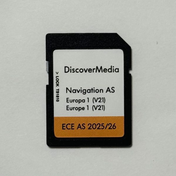 SD Card GPS Navigatie SKODA, VW Discover Pro Media MIB2 (AS) Full Europa Map (V21) 2025/26